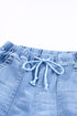 Pocketed Distressed Denim Jean